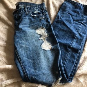 Distressed A&F Jeans
